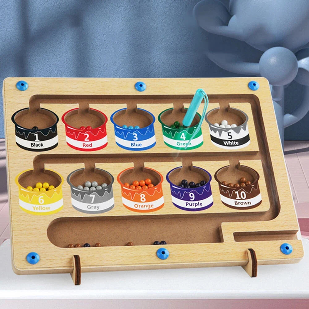 Toddler Toys Magnetic Maze Board Learning Puzzle