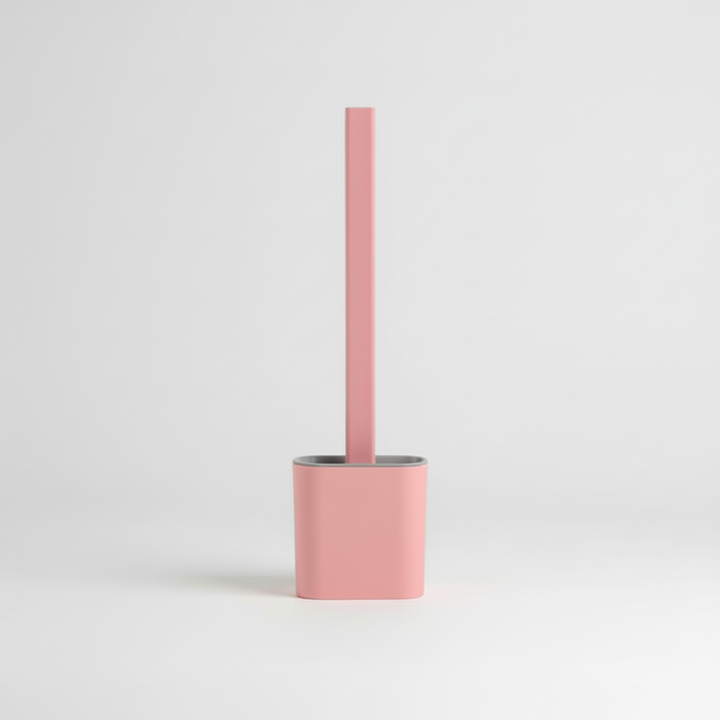 Toilet Brush Silicone Flexible Hygienic Wall Mount Holder
