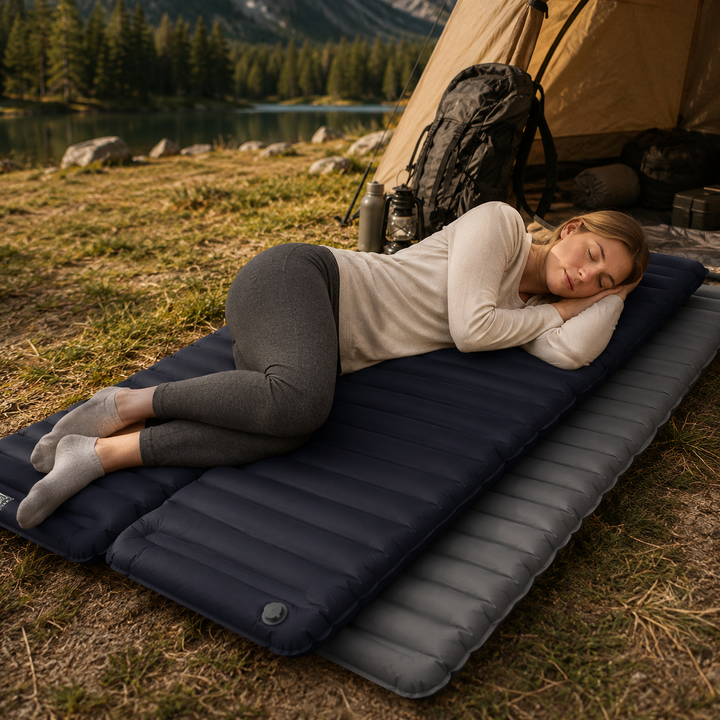 Travel Sleeping Pad Inflatable Camping Mattress Air Bed