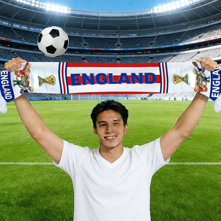 UK Flag Fan Scarf World Cup Supporter Matches Events