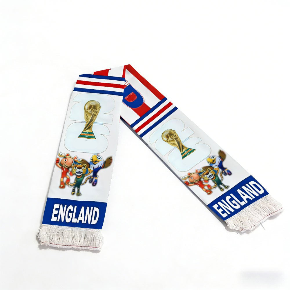 UK Flag Fan Scarf World Cup Supporter Matches Events