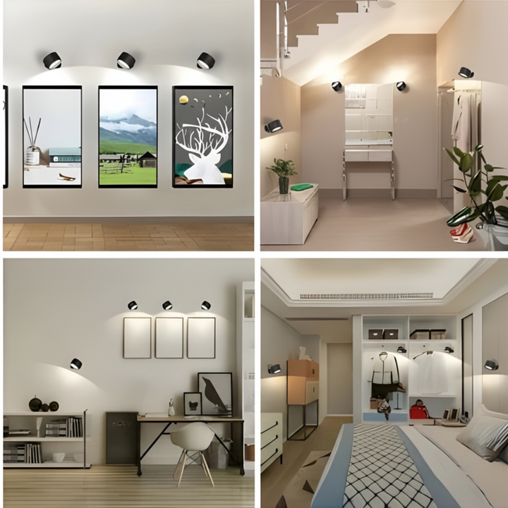 Wall Light Rechargeable LED Adjustable Magnetic Mount