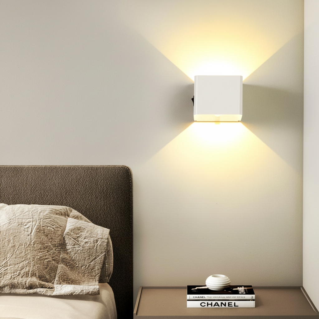 Wall Light Motion Sensor Rechargeable LED Cube Lamp