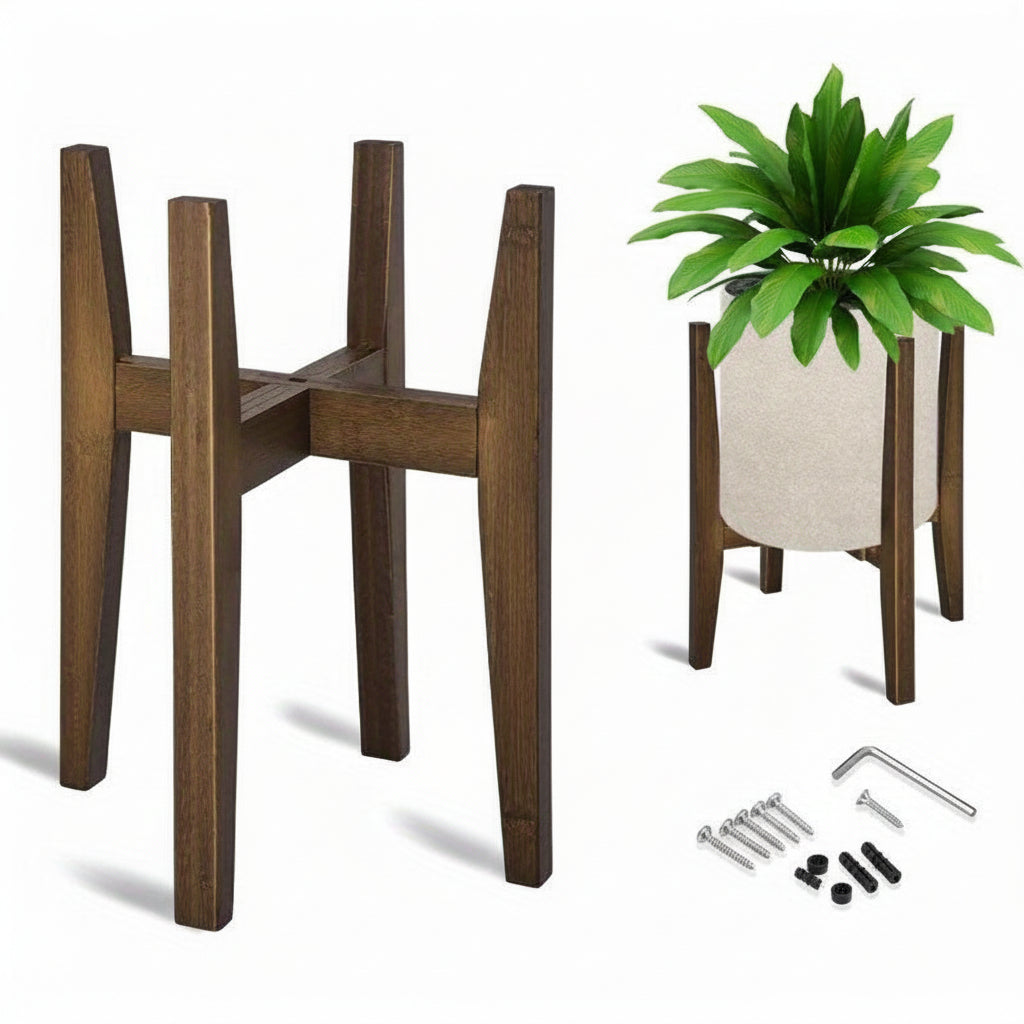 Plant Stand Adjustable Indoor Marble Top Flower Holder