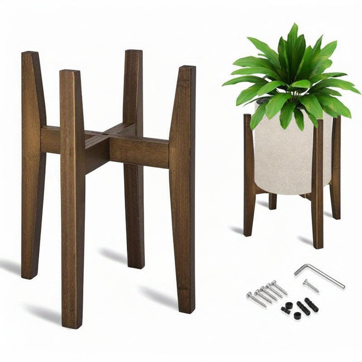 Plant Stand Adjustable Indoor Marble Top Flower Holder