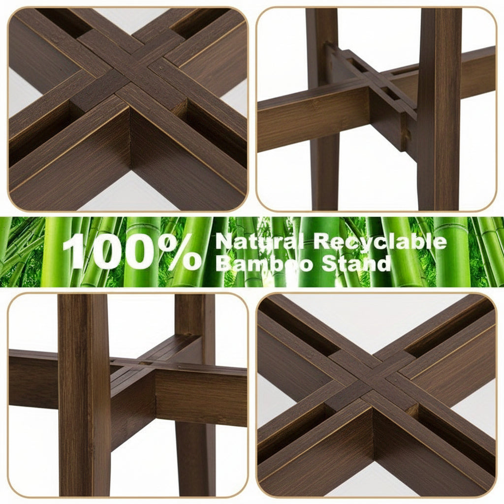 Plant Stand Adjustable Indoor Marble Top Flower Holder