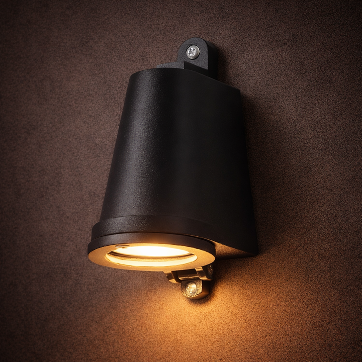 Outdoor Wall Light Modern Metal Exterior Wall Lamp Warm Lighting