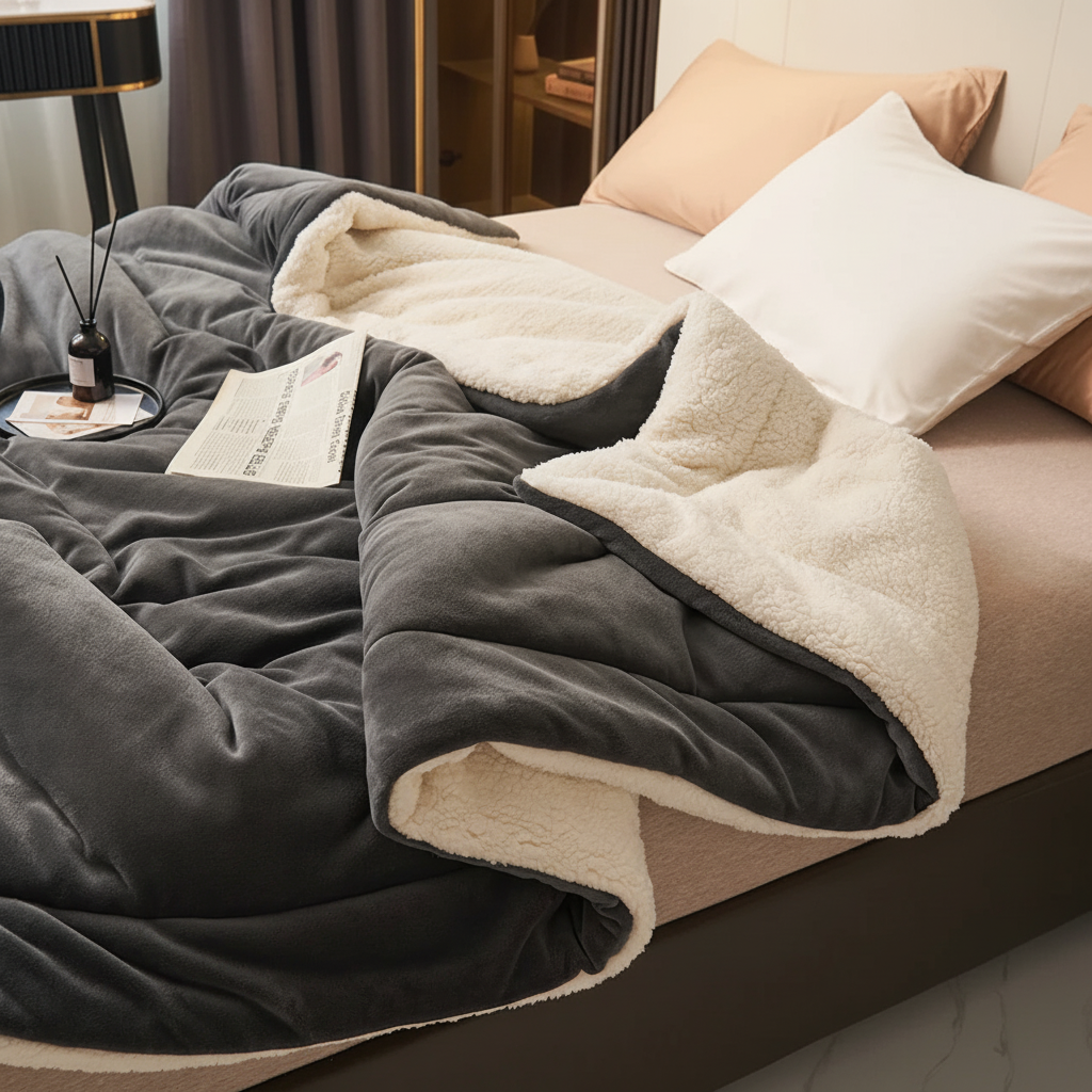Throw Blanket Cozy  Flannel Soft Warm Bed Couch Cover