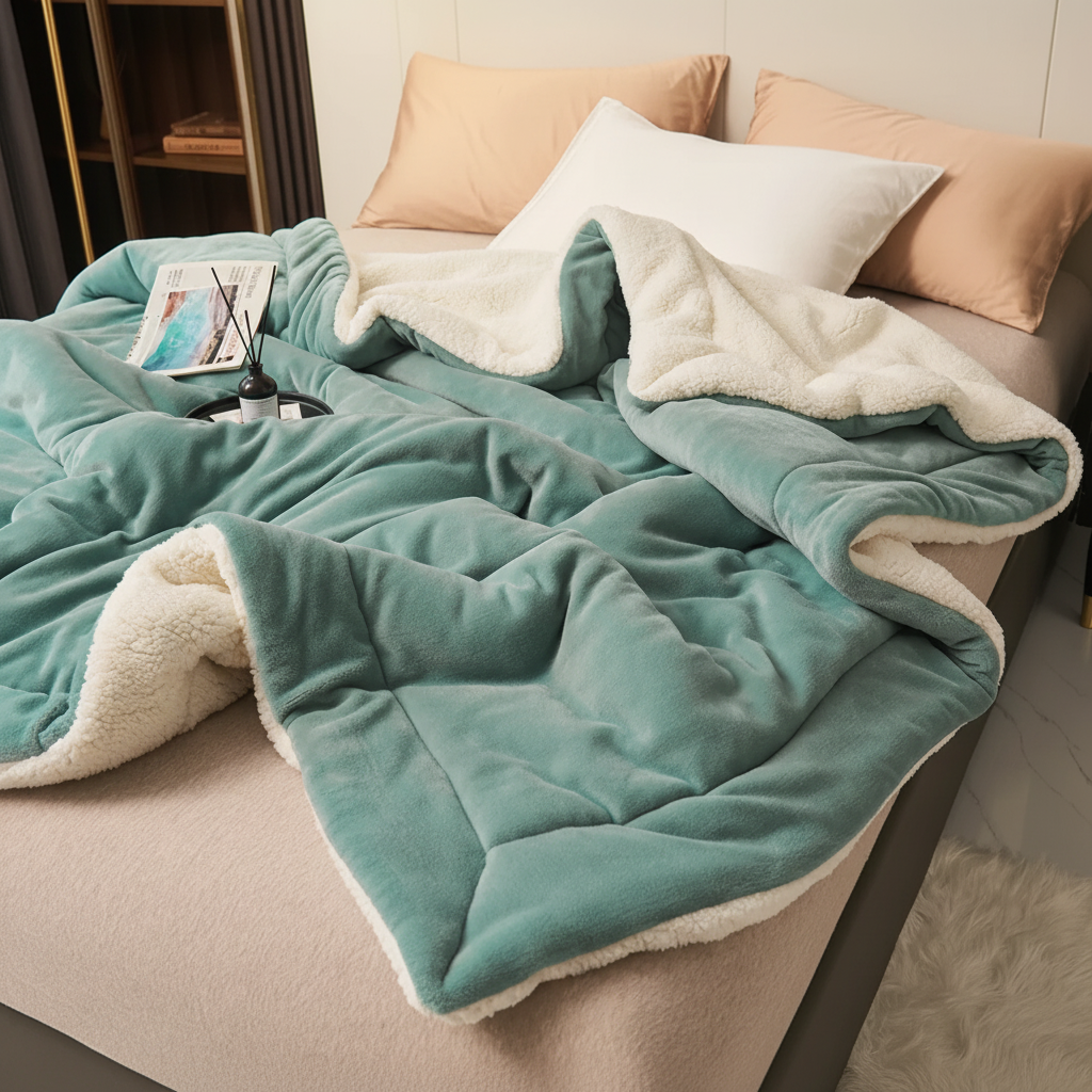 Throw Blanket Cozy  Flannel Soft Warm Bed Couch Cover