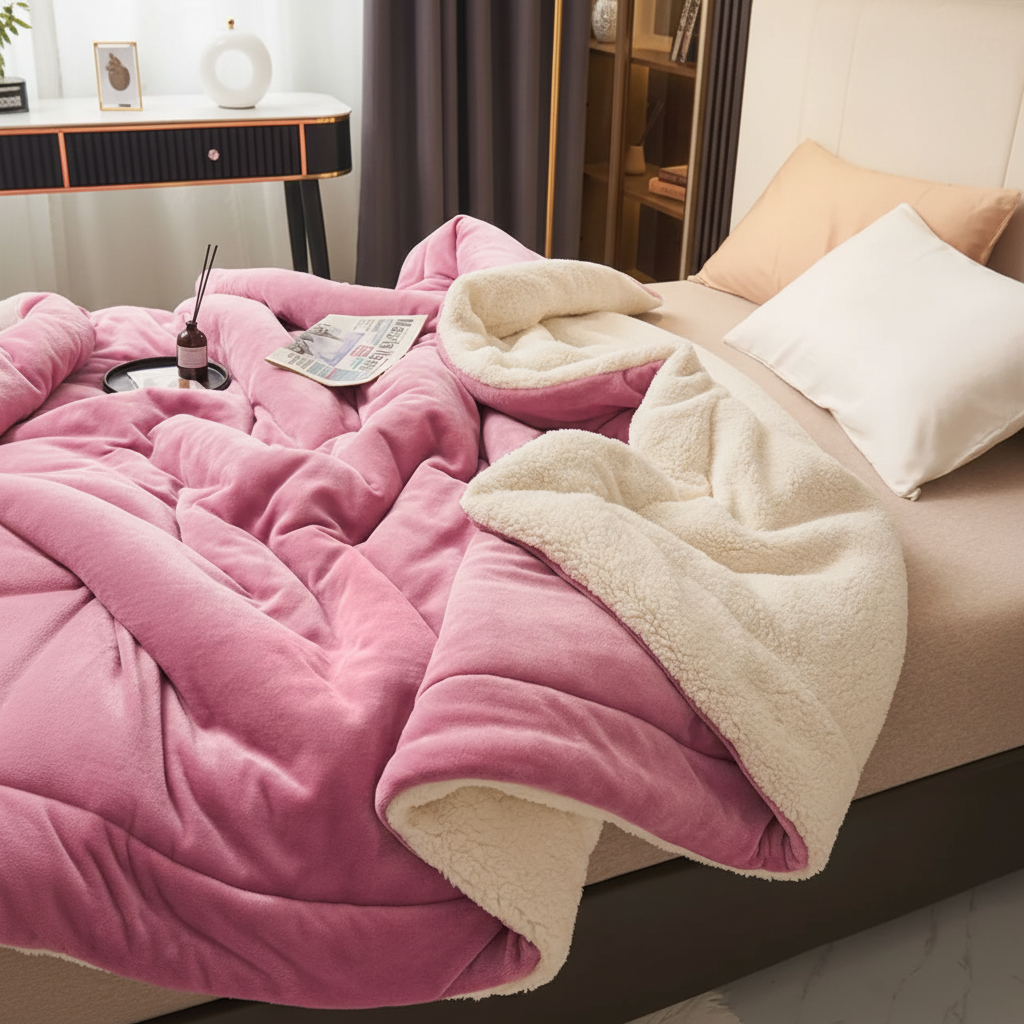 Throw Blanket Cozy  Flannel Soft Warm Bed Couch Cover