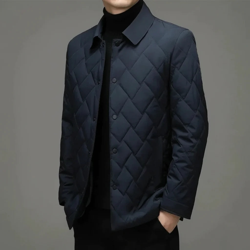 Winter Jacket Men Waterproof Softshell Business Casual Coat