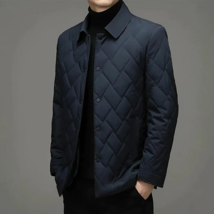 Winter Jacket Men Waterproof Softshell Business Casual Coat