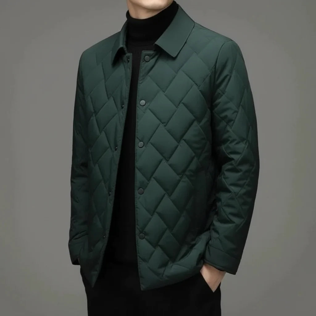 Winter Jacket Men Waterproof Softshell Business Casual Coat