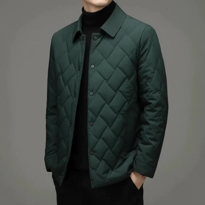 Winter Jacket Men Waterproof Softshell Business Casual Coat