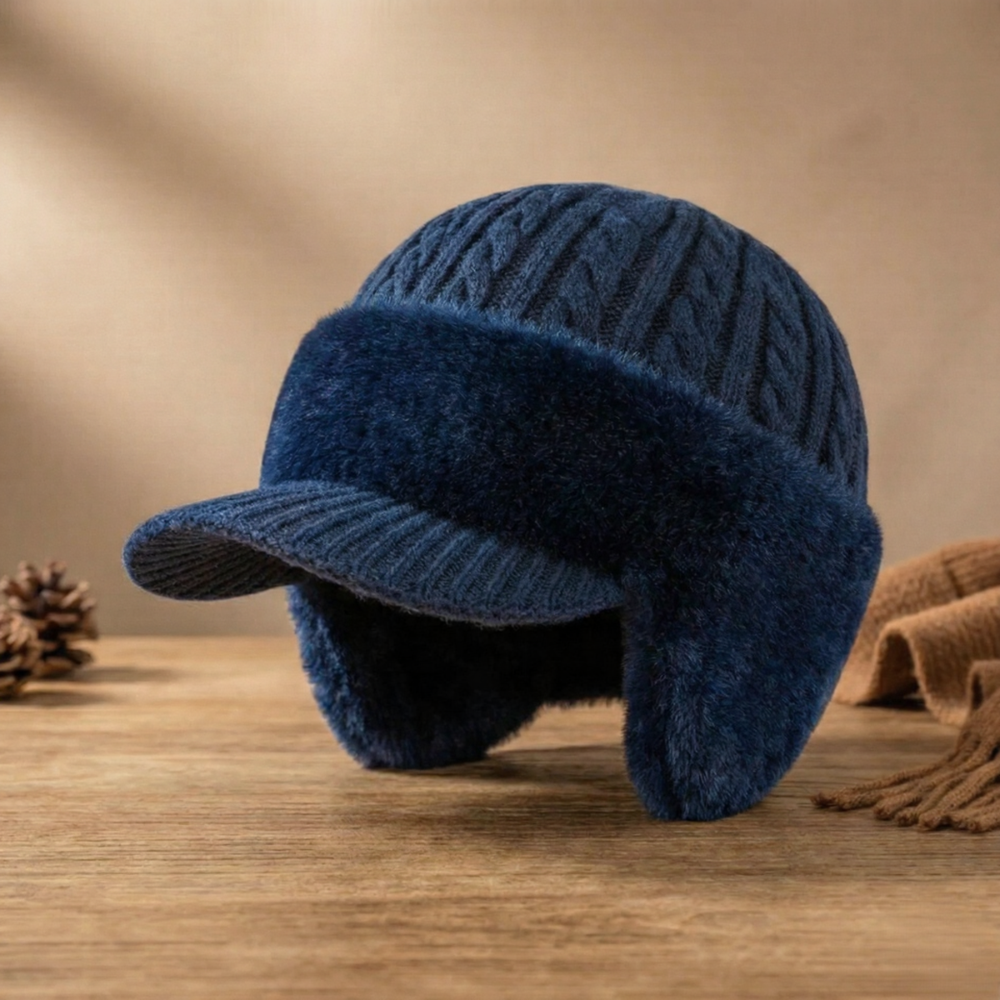 Winter Knit Hat Trapper Ear Flap Cap