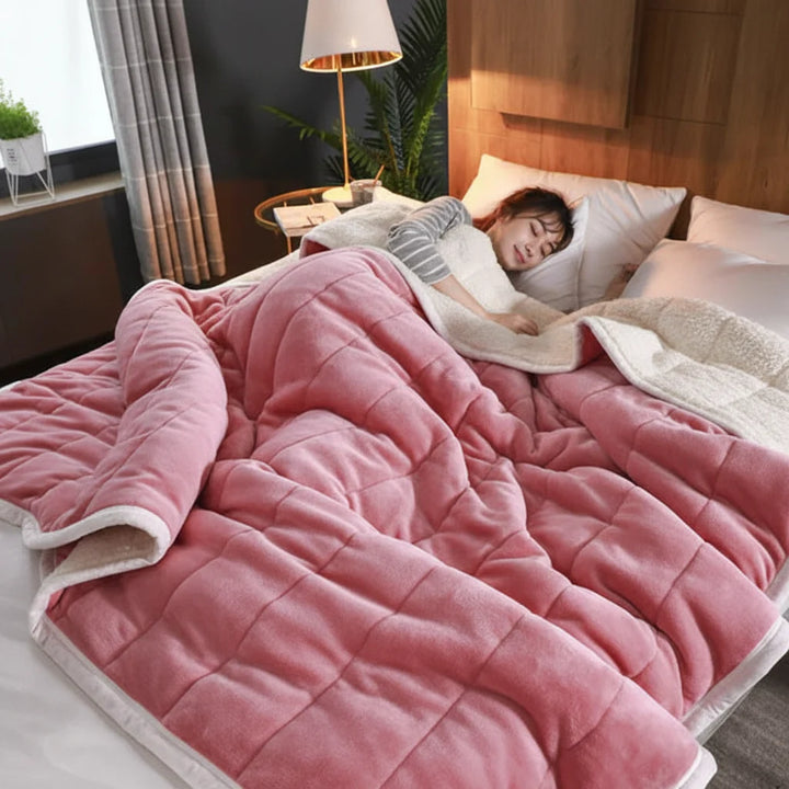 Blanket Flannel Throw Soft Warm Winter Sofa Bed Cover