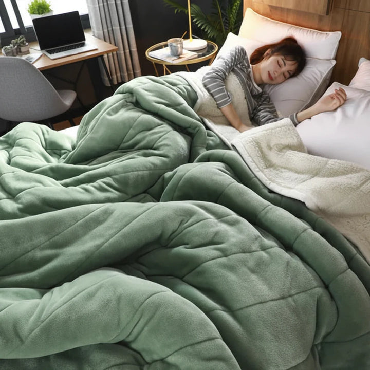 Blanket Flannel Throw Soft Warm Winter Sofa Bed Cover