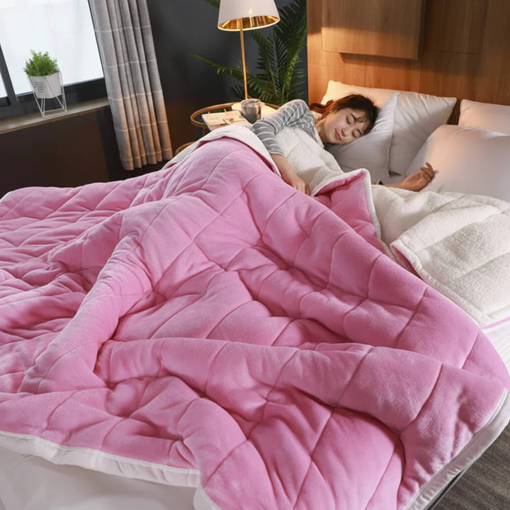 Blanket Flannel Throw Soft Warm Winter Sofa Bed Cover
