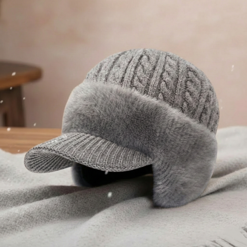 Winter Hat Trapper Knit Cap Ear Flap Cold Weather Wear