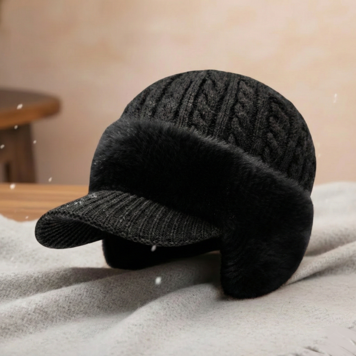 Winter Hat Trapper Knit Cap Ear Flap Cold Weather Wear