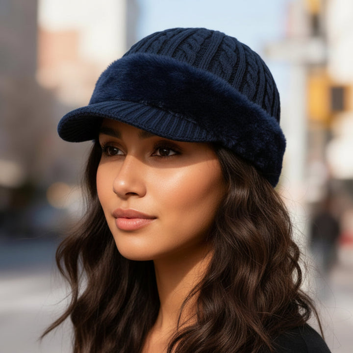 Winter Hat Trapper Knit Cap Ear Flap Cold Weather Wear