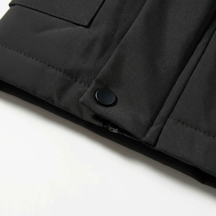 Mens Winter Jacket Slim Fit Waterproof Quilted Down Coat