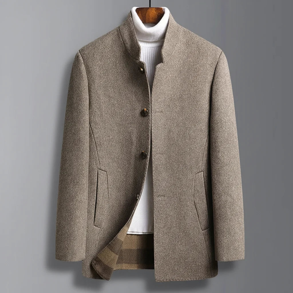 Winter Jacket Men Waterproof Quilted Down Slim Fit Outerwear