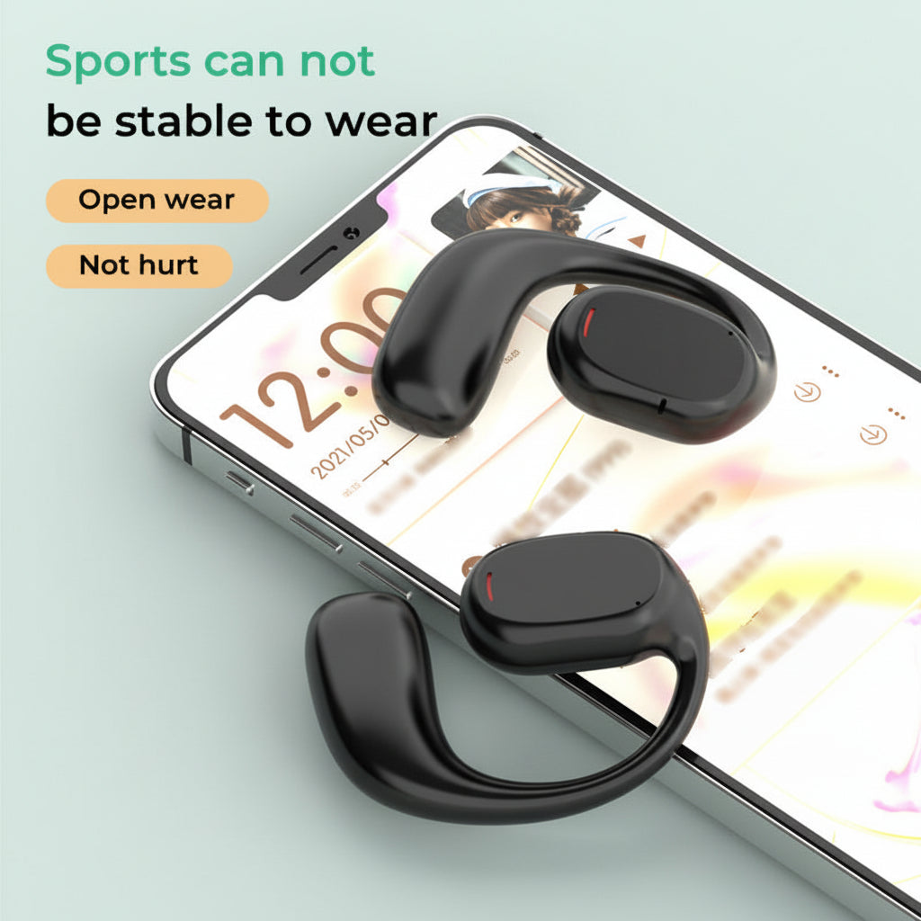 Wireless Earbuds Open Ear Bone Conduction Sports Bluetooth Headphones