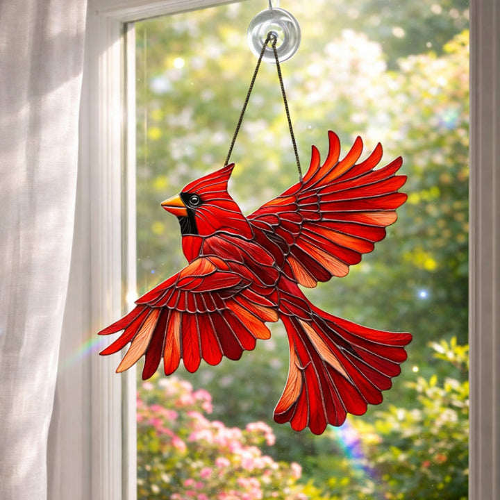 Wall Art Window Suncatcher Hummingbird Hanging Decor