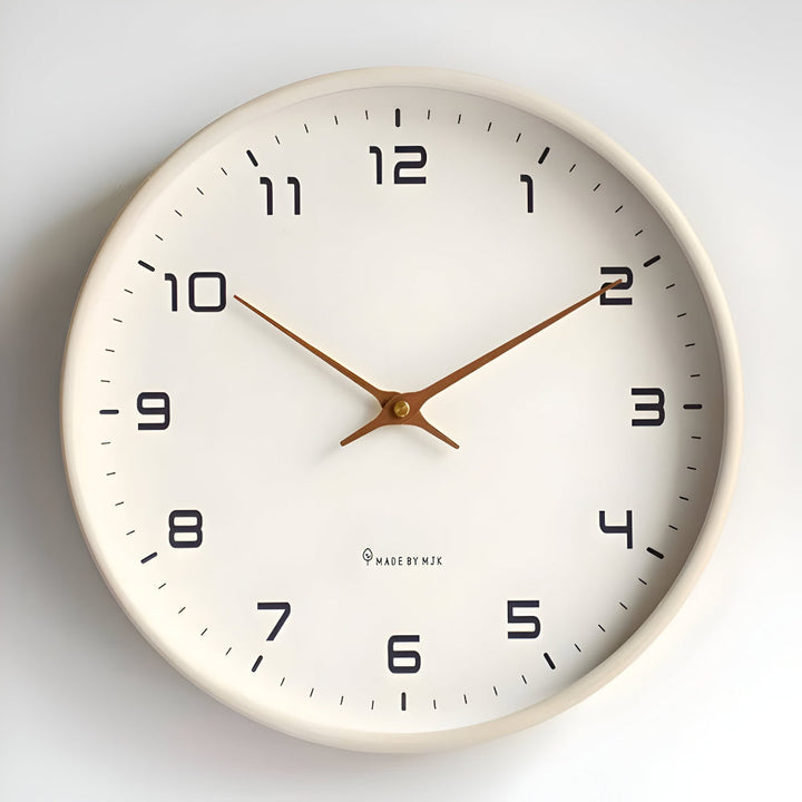 Wall Clock Silent Modern Round Decorative Home Accent