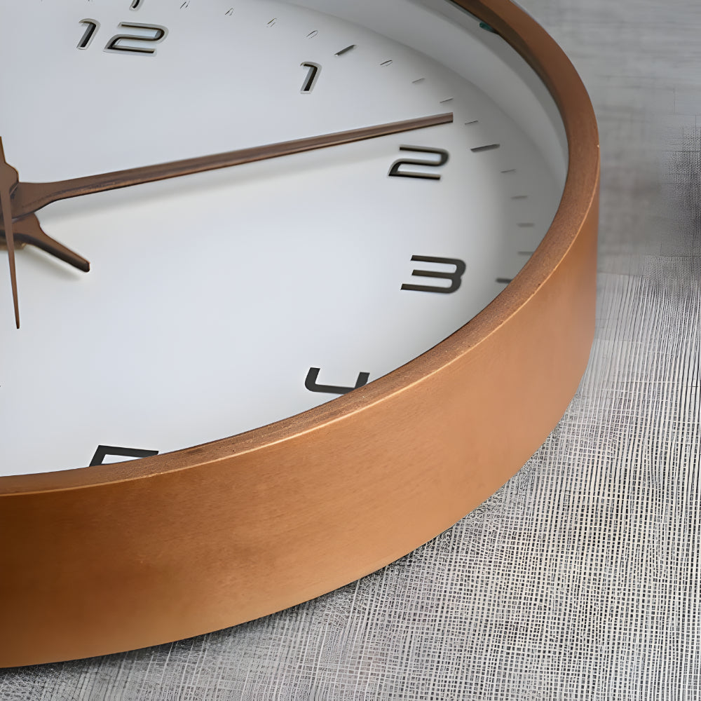 Wall Clock Silent Modern Round Decorative Home Accent