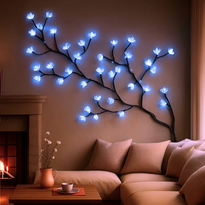 Wall Decor LED Branch Rustic Tree Light Art Accent