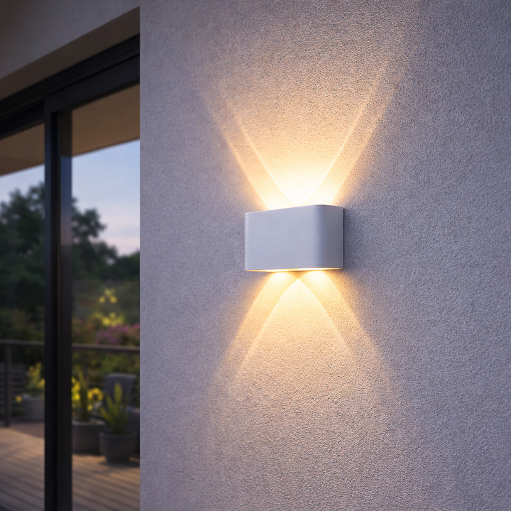 Wall Light LED Minimalist Up Down Glow Interior Exterior