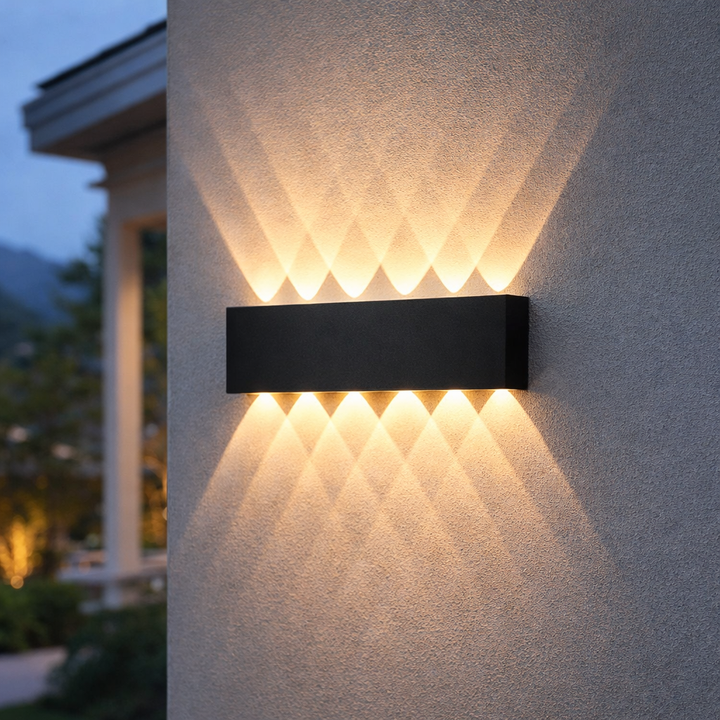 Wall Light LED Minimalist Up Down Glow Interior Exterior