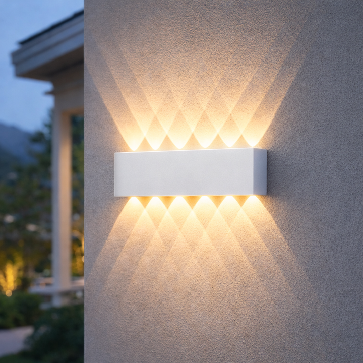 Wall Light LED Minimalist Up Down Glow Interior Exterior