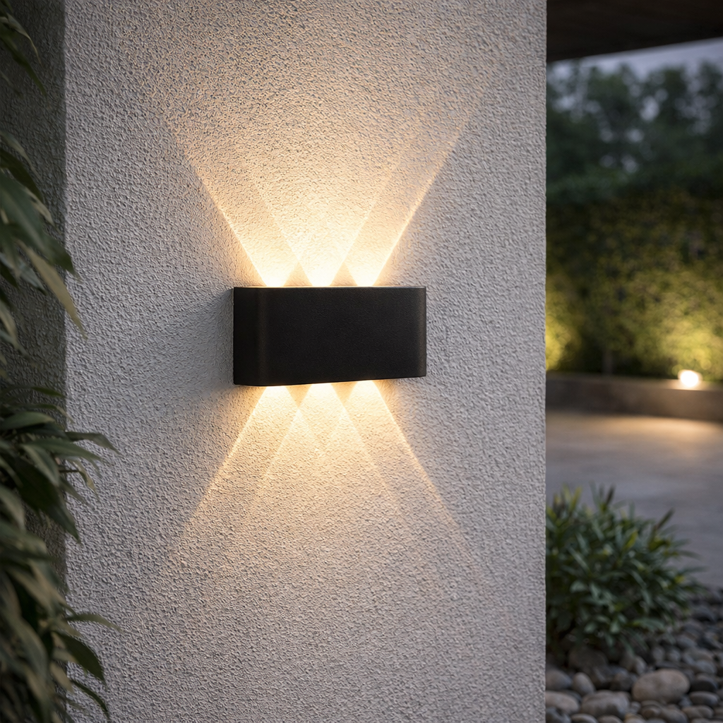 Wall Light LED Minimalist Up Down Glow Interior Exterior
