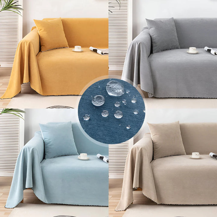 Sofa Cover Blanket Couch Protector Textured Furniture Throw