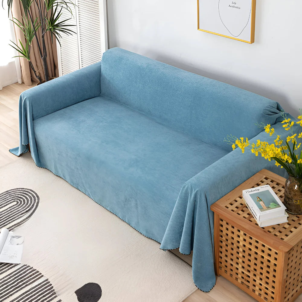 Sofa Cover Blanket Couch Protector Textured Furniture Throw