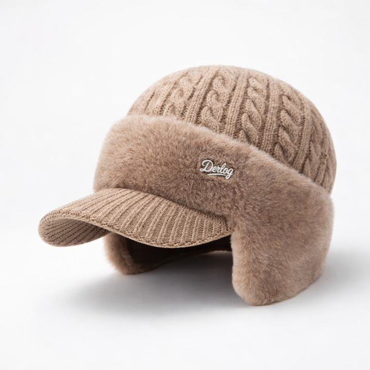 Winter Trapper Hat Visor Flap Knit Cap