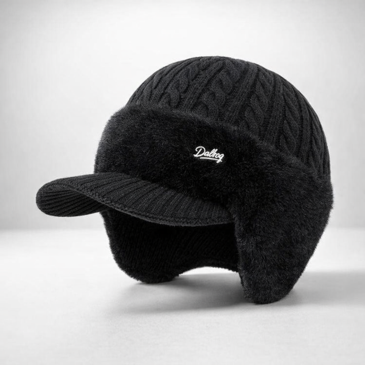 Winter Trapper Hat Visor Flap Knit Cap