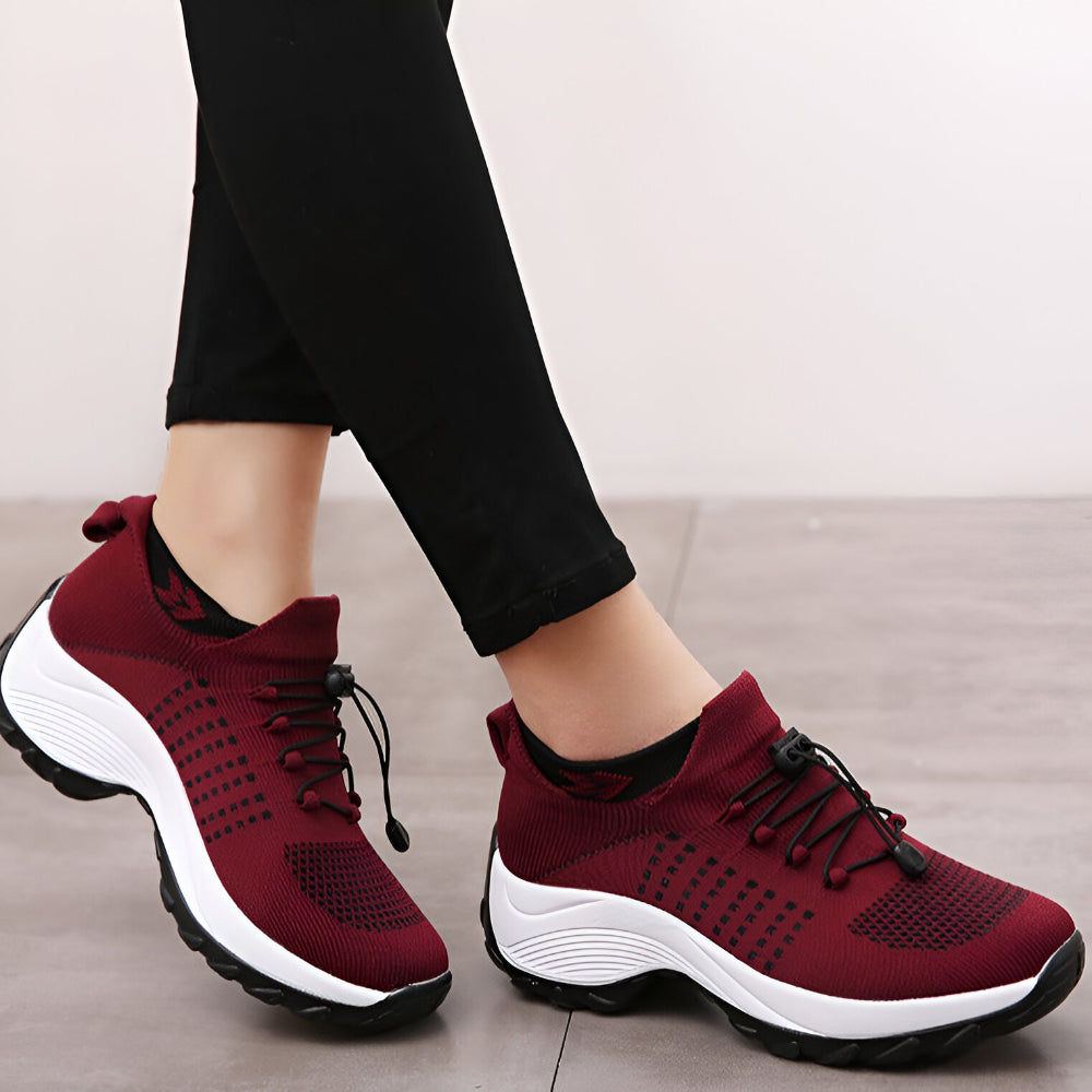 Women Trainers Supportive Walking Athletic Design
