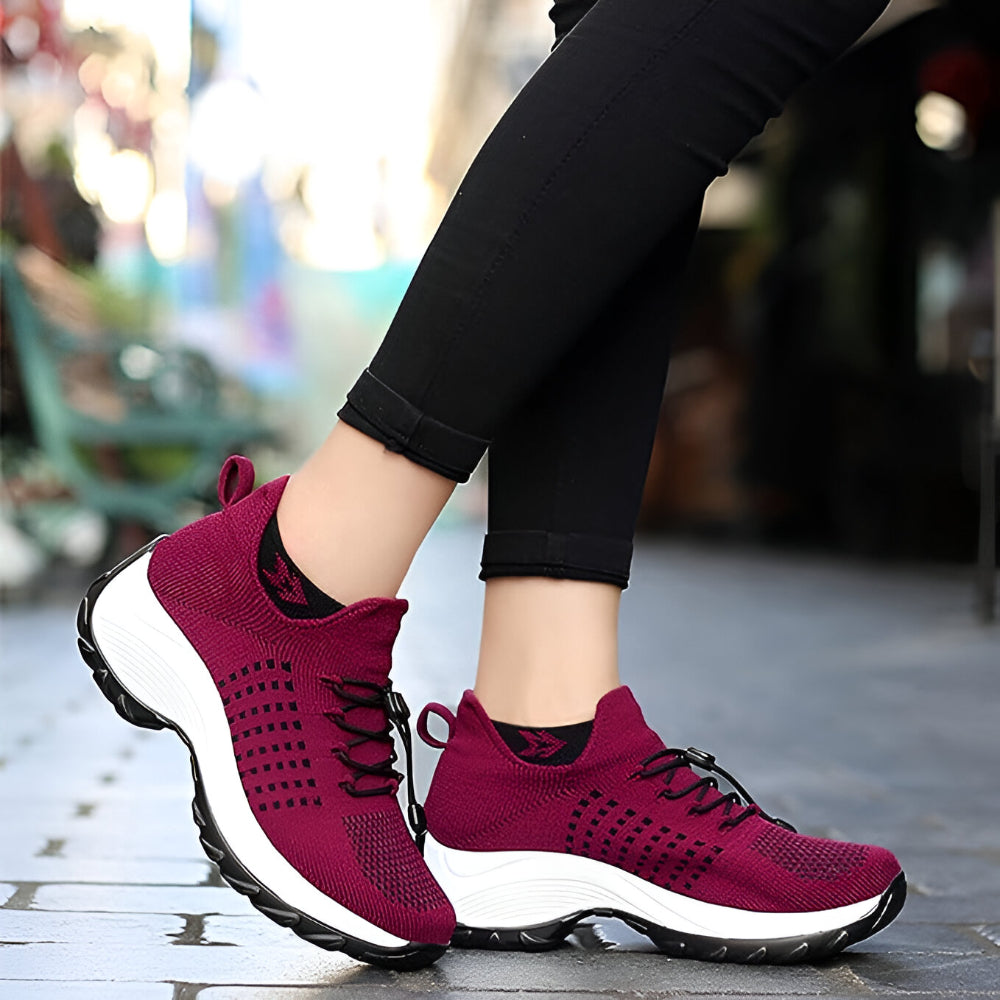 Women Trainers Supportive Walking Athletic Design