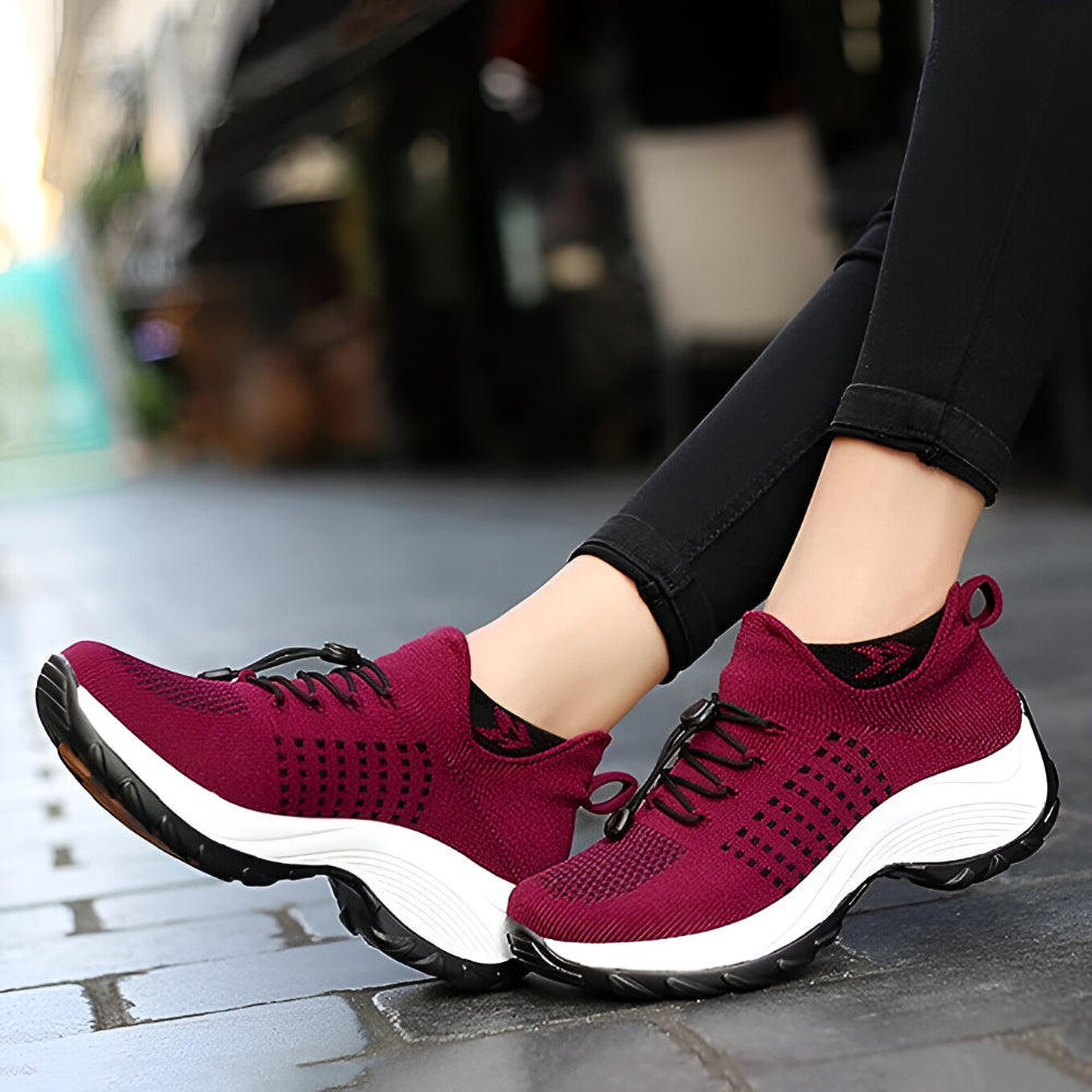 Women Trainers Supportive Walking Athletic Design
