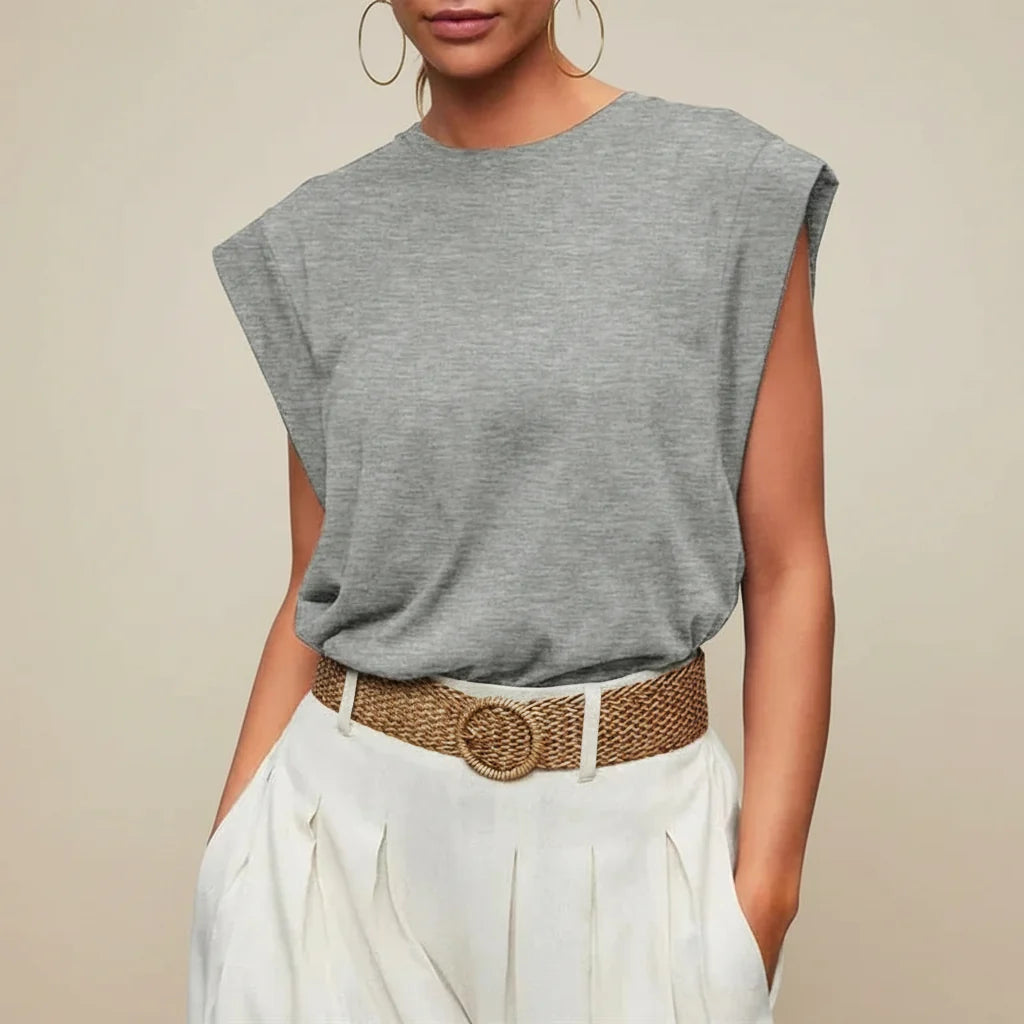 Women Tank Top Casual Sleeveless Loose Fit Summer Blouse