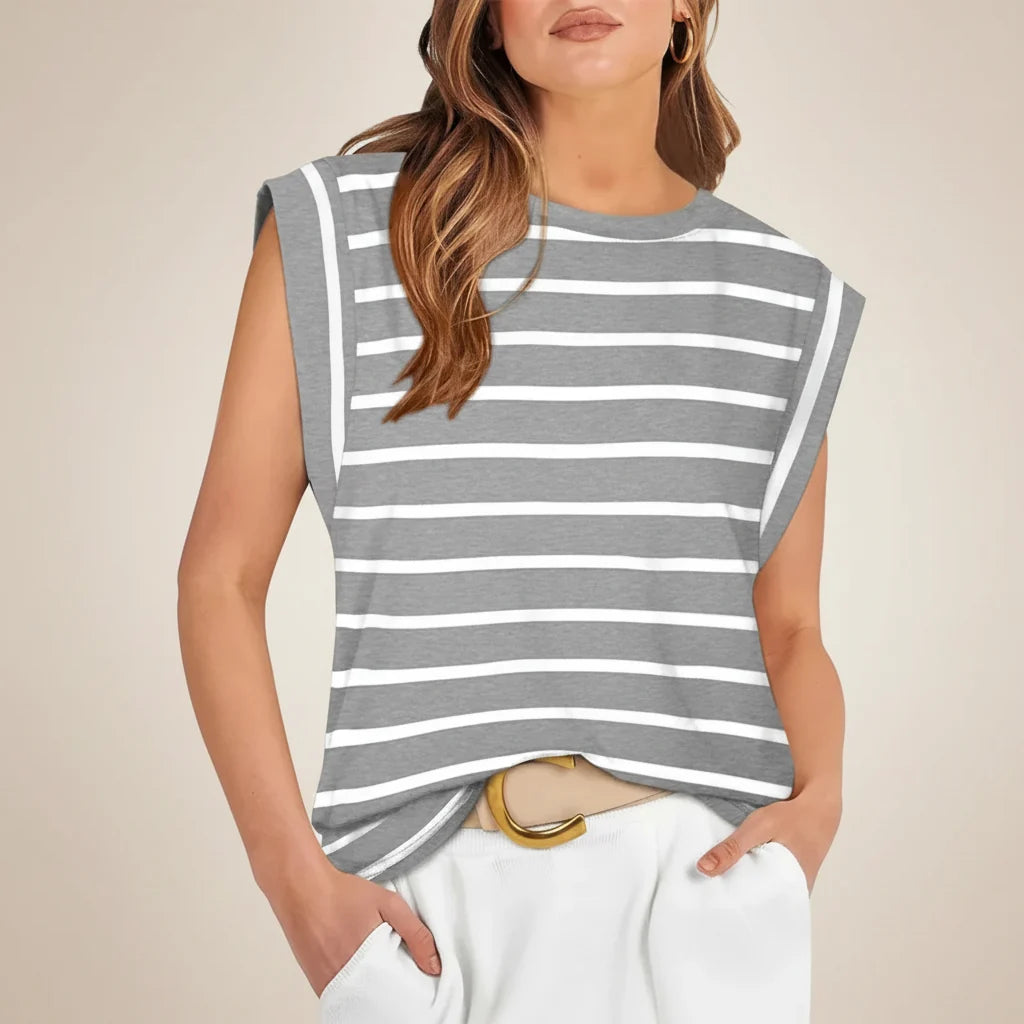 Women Tank Top Casual Sleeveless Loose Fit Summer Blouse