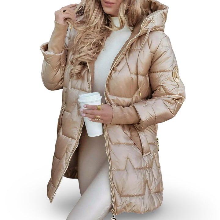 Women’s Winter Coat Hooded Padded Quilted Jacket