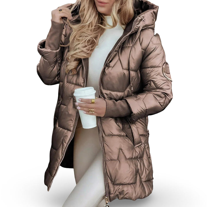 Women’s Winter Coat Hooded Padded Quilted Jacket