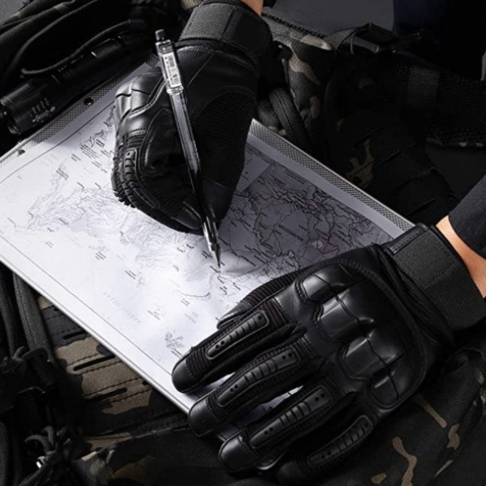 Work Gloves Tactical Grip Reinforced Knuckle Outdoor Glove Set