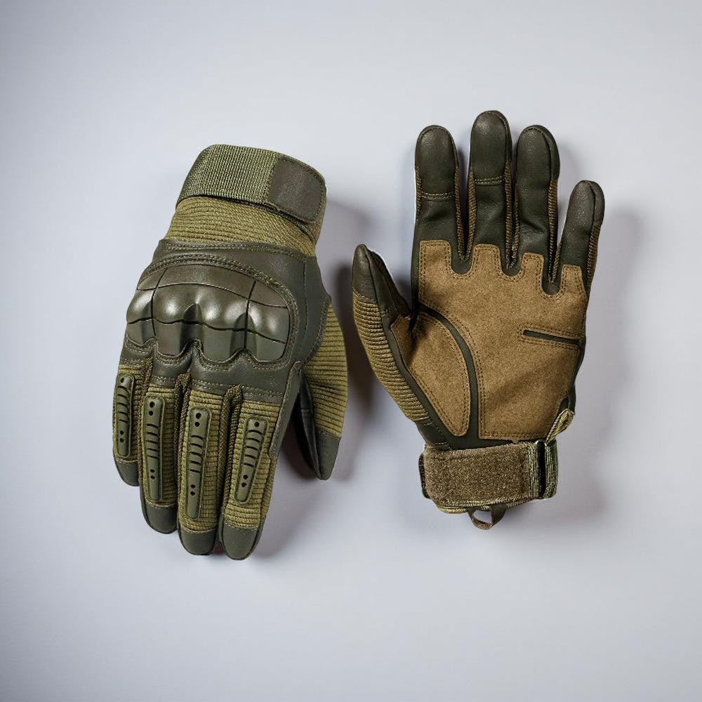 Work Gloves Tactical Grip Reinforced Knuckle Outdoor Glove Set