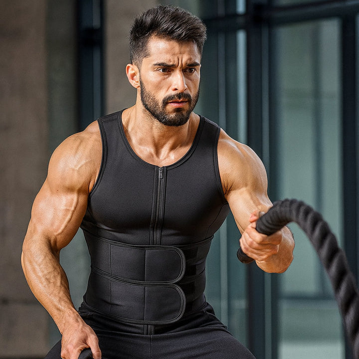 Workout Vest Neoprene Adjustable Fitness Body Training Garment